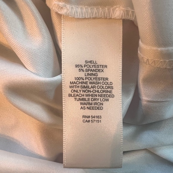 Eliza J. Geometric Print Black White Pink Shift Dress - Size 10 - Picture 5 of 8